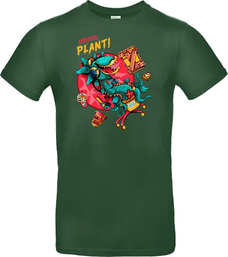 Zimmerpflanze - asozial, digital, asoziale Ästhetik, fleischfressende Pflanze, Photosynthese, Gamer-Pflanze, Zimmerpflanze, Plantcore, Quarantänecore, seltsames Indoor - Standard T-Shirt