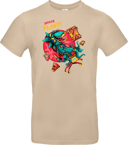 Zimmerpflanze - asozial, digital, asoziale Ästhetik, fleischfressende Pflanze, Photosynthese, Gamer-Pflanze, Zimmerpflanze, Plantcore, Quarantänecore, seltsames Indoor - Standard T-Shirt