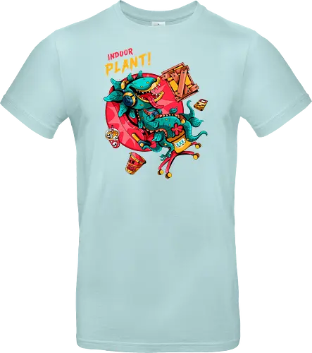 Zimmerpflanze - asozial, digital, asoziale Ästhetik, fleischfressende Pflanze, Photosynthese, Gamer-Pflanze, Zimmerpflanze, Plantcore, Quarantänecore, seltsames Indoor - Standard T-Shirt