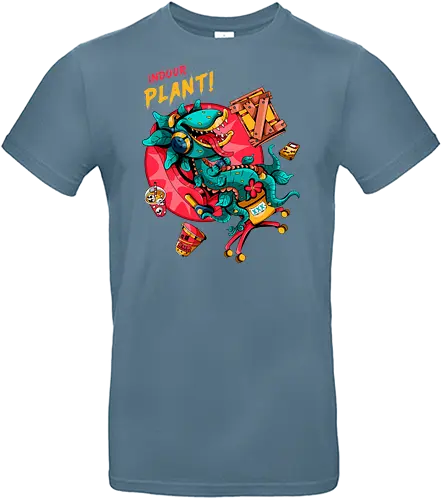 Zimmerpflanze - asozial, digital, asoziale Ästhetik, fleischfressende Pflanze, Photosynthese, Gamer-Pflanze, Zimmerpflanze, Plantcore, Quarantänecore, seltsames Indoor - Standard T-Shirt