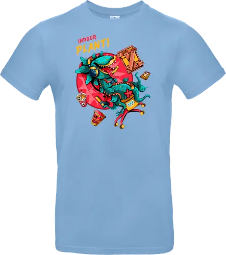 Zimmerpflanze - asozial, digital, asoziale Ästhetik, fleischfressende Pflanze, Photosynthese, Gamer-Pflanze, Zimmerpflanze, Plantcore, Quarantänecore, seltsames Indoor - Standard T-Shirt