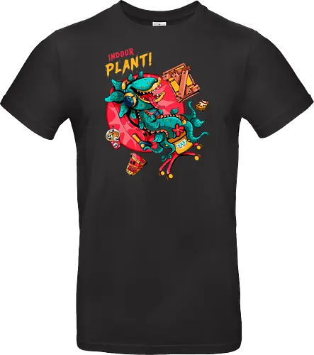 Zimmerpflanze - asozial, digital, asoziale Ästhetik, fleischfressende Pflanze, Photosynthese, Gamer-Pflanze, Zimmerpflanze, Plantcore, Quarantänecore, seltsames Indoor - Standard T-Shirt