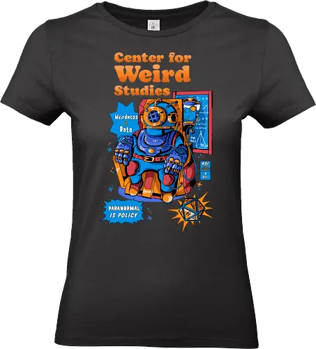 Zentrum für Weird-Studien - analoger Horror, kosmischer Horror, gruselige Wissenschaft, dunkle Wissenschaft, experimentelles Design, paranormales Labor, psionischer Überlebender, Science-Fiction-Horror, seltsames Experiment, Subject00x, Weirdcore - Standard T-Shirt (Frauen)