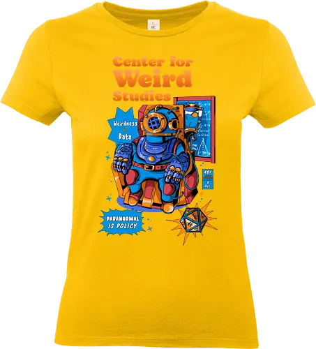 Zentrum für Weird-Studien - analoger Horror, kosmischer Horror, gruselige Wissenschaft, dunkle Wissenschaft, experimentelles Design, paranormales Labor, psionischer Überlebender, Science-Fiction-Horror, seltsames Experiment, Subject00x, Weirdcore - Standard T-Shirt (Frauen)