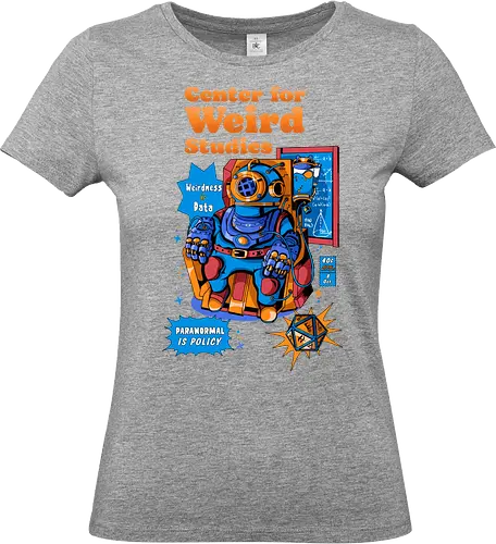 Zentrum für Weird-Studien - analoger Horror, kosmischer Horror, gruselige Wissenschaft, dunkle Wissenschaft, experimentelles Design, paranormales Labor, psionischer Überlebender, Science-Fiction-Horror, seltsames Experiment, Subject00x, Weirdcore - Standard T-Shirt (Frauen)
