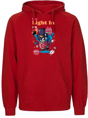 Lass Licht herein - schwarze Katze, dunkle Ästhetik, dunkel süß, ewige Nacht, Gothic-Katze, gruselige Katze, Sonnenlicht ist giftig, Untote, Vampirkatze, viktorianischer Horror, viktorianischer Vampir - Fairtrade Hoodie