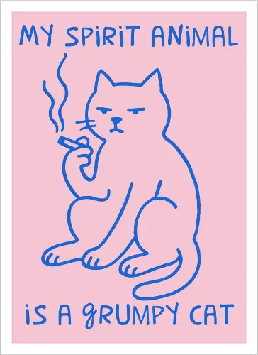 My Spirit Animal is a Grumpy Cat