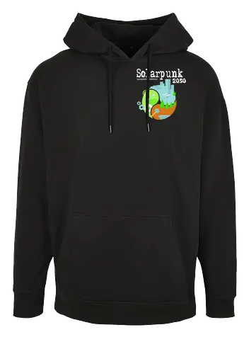 Solarpunk 2050 Logo quadratisch, für dunklen Hintergrund