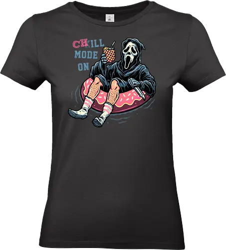 Chill Mode on - Horror, classic horror, horror movies, villain, funny, humor, chilling, chill, relaxing - Standard T-Shirt (Frauen)