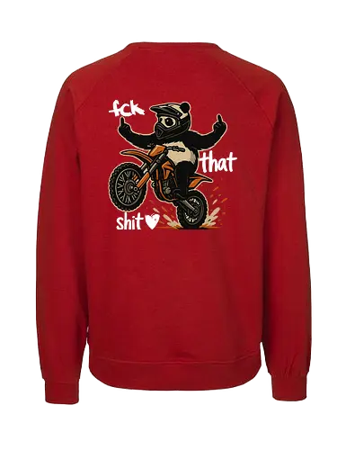 Fck That Shit (White) - Fairtrade Sweatshirt