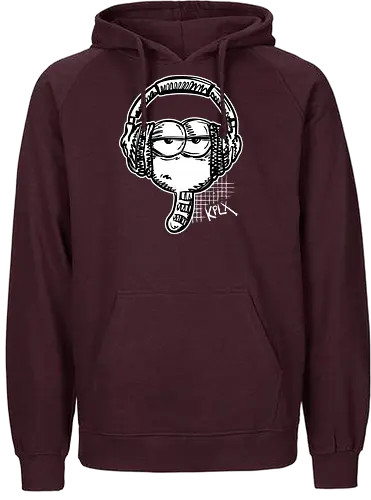 Music Dieter - Zeichnungen, Kplx, Dieter, Musik, Kopfhörer, Wurm, Comics - Fairtrade Hoodie