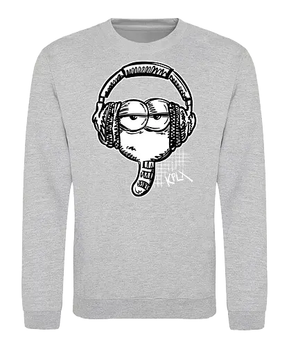 Music Dieter - Zeichnungen, Kplx, Dieter, Musik, Kopfhörer, Wurm, Comics - Sweatshirt