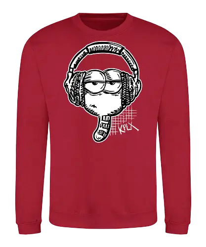 Music Dieter - Zeichnungen, Kplx, Dieter, Musik, Kopfhörer, Wurm, Comics - Sweatshirt
