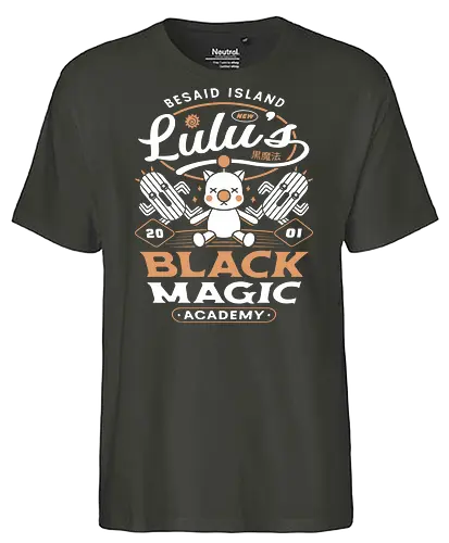 Lulu Besaid Academy - final fantasy 10, lulu, tidus, blitzballvideo game, fantasy vii rebirth, ffx, ff10, besaid aurochs, fantasy xiv, ffxiv, ff14, Cactus, Kupo, Kweh, gaming, gamer, fantasy x - Fairtrade T-Shirt