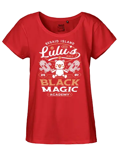 Lulu Besaid Academy - final fantasy 10, lulu, tidus, blitzballvideo game, fantasy vii rebirth, ffx, ff10, besaid aurochs, fantasy xiv, ffxiv, ff14, Cactus, Kupo, Kweh, gaming, gamer, fantasy x - Fairtrade Girl Shirt