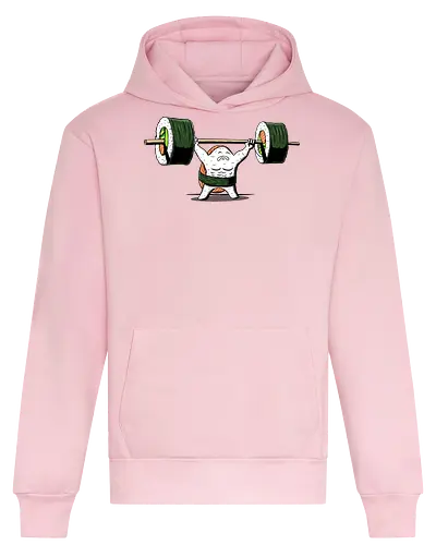 Healthy food  - fitness, foodie, gym, japanese, manga, nigiri, salmon, sushi lover, weightlifting, workout, sushi, bodybuilding, chopsticks, cute food, exercise - Heavyweight Hoodie