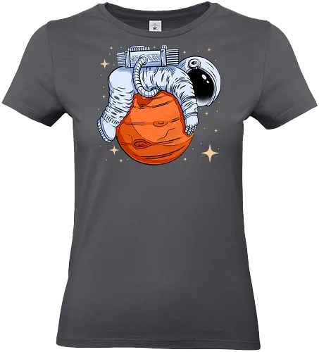 Astro-Nope  - mars, mood, nope, planet, rest, science, sleep, space, stars, universe, astronaut, funny, hilarious, joke, lazy - Standard T-Shirt (Frauen)