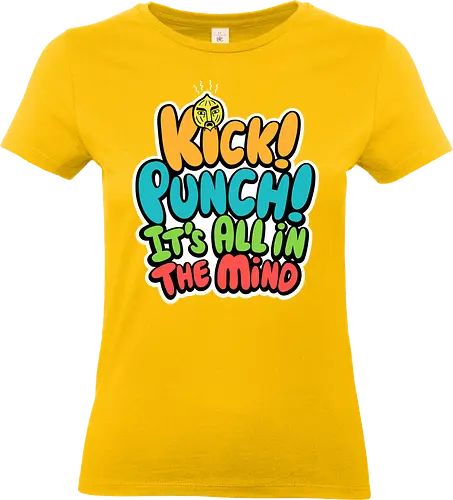 Kick Punch - funk, parappa, dog, retro, cute, music, rap, onion - Standard T-Shirt (Frauen)
