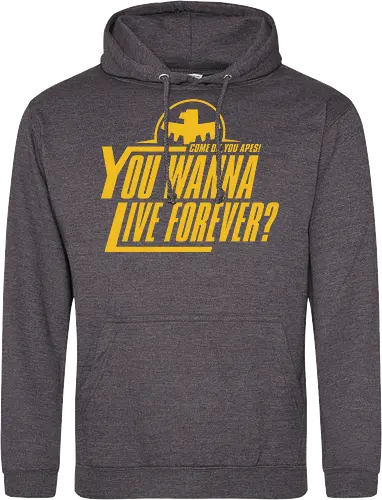 Come on Apes - starship, troopers, movie, 90s, ape, aliens - Standard Hoodie