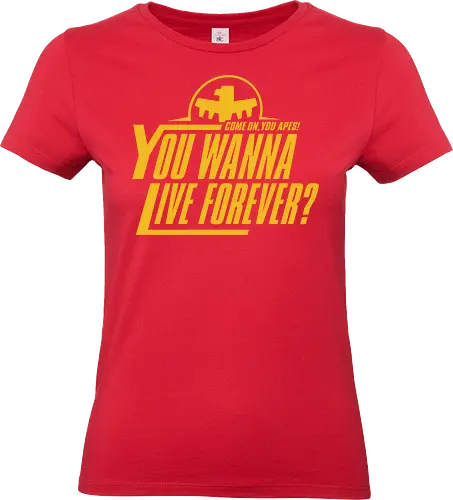 Come on Apes - starship, troopers, movie, 90s, ape, aliens - Standard T-Shirt (Frauen)