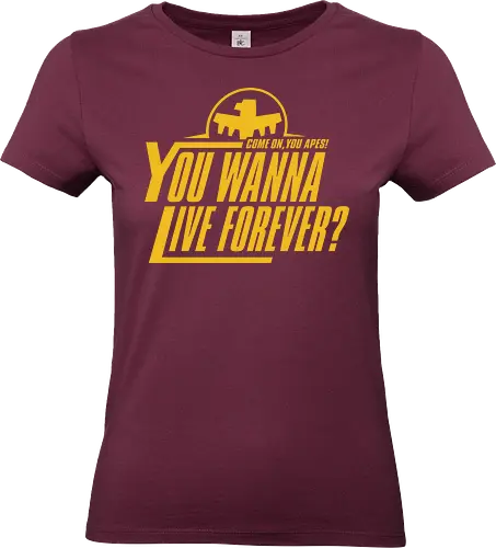 Come on Apes - starship, troopers, movie, 90s, ape, aliens - Standard T-Shirt (Frauen)