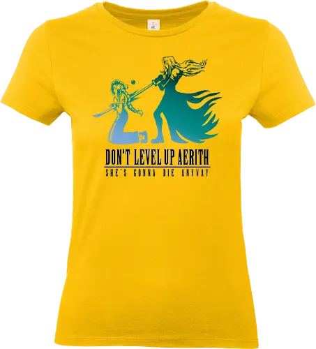 Dont Level Up Gaming - Final, cloud, strife, aeris, Gaming, Villain - Standard T-Shirt (Frauen)