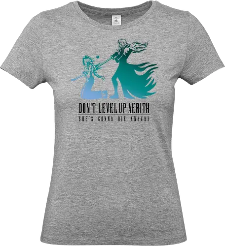 Dont Level Up Gaming - Final, cloud, strife, aeris, Gaming, Villain - Standard T-Shirt (Frauen)