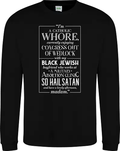 Harry's quote - kingsman, movie, quote, text, movie, action - Sweatshirt