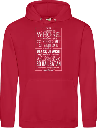 Harry's quote - kingsman, movie, quote, text, movie, action - Standard Hoodie