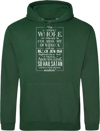 Harry's quote - kingsman, movie, quote, text, movie, action - Standard Hoodie