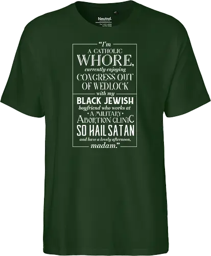 Harry's quote - kingsman, movie, quote, text, movie, action - Fairtrade T-Shirt