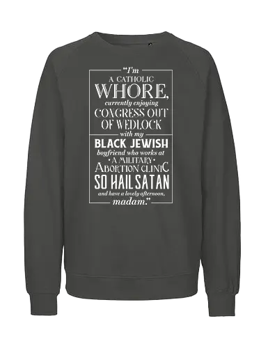 Harry's quote - kingsman, movie, quote, text, movie, action - Fairtrade Sweatshirt