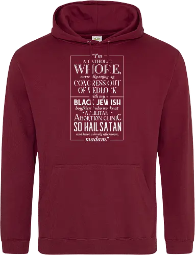 Harry's quote - kingsman, movie, quote, text, movie, action - Standard Hoodie