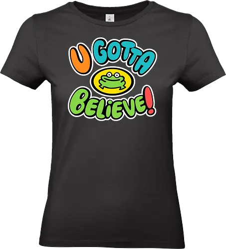 Frog Believer - funk, parappa, dog, retro, cute, music, rap, onion - Standard T-Shirt (Frauen)