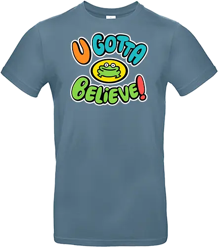 Frog Believer - funk, parappa, dog, retro, cute, music, rap, onion - Standard T-Shirt