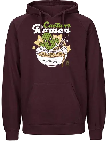 Cactus Ramen Aesthetic - final 9, final 7, final ix, quina quen, Cactus, cactilio, ramen, Kupo, Kweh, final xiv, ff14, Cloud, Villain, video game, fat chocobo, vivi ornitier, black mage, fantasy, zanarkand, blitzball - Fairtrade Hoodie