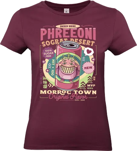 Phreeoni Energy Drink - ragnarok online, slime, mmorpg, ragnarok origin, jrpg, poring, angeling, deviling, deviruchi, ragnarok mobile, geffen dungeon, gaming, video game, gamer, ragnarok eternal love - Standard T-Shirt (Frauen)