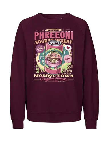Phreeoni Energy Drink - ragnarok online, slime, mmorpg, ragnarok origin, jrpg, poring, angeling, deviling, deviruchi, ragnarok mobile, geffen dungeon, gaming, video game, gamer, ragnarok eternal love - Fairtrade Sweatshirt