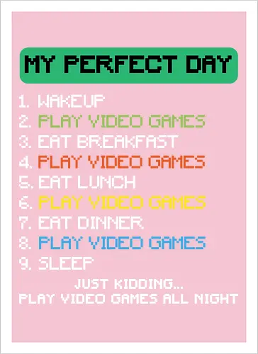 Daily schedule