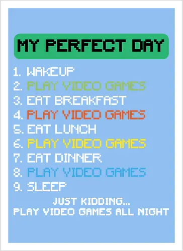 Daily schedule