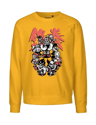 Iron challengers - retro, game, Beat em up, iron, fighter, street, arcade - Fairtrade Sweatshirt