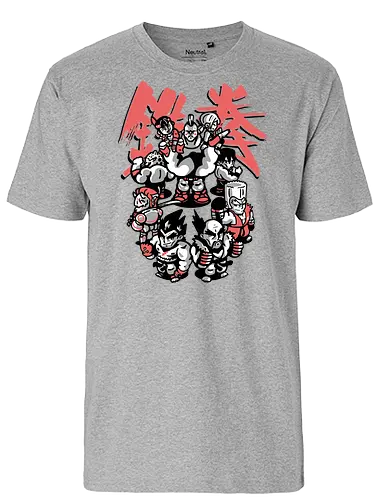 Iron challengers - retro, game, Beat em up, iron, fighter, street, arcade - Fairtrade T-Shirt