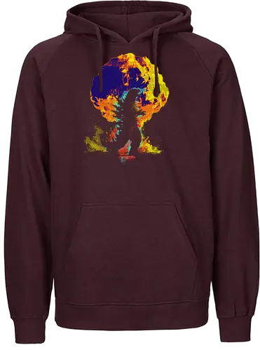 Nuclear kaiju - movie, scifi, science fiction, japanese pop culture, kaiju, king of monsters, japan - Fairtrade Hoodie