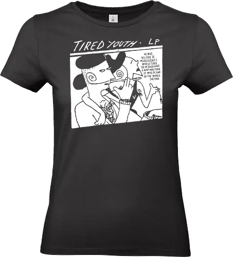 Tired Youth - internet, youth, rock, parody, french, meme - Standard T-Shirt (Frauen)