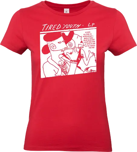 Tired Youth - internet, youth, rock, parody, french, meme - Standard T-Shirt (Frauen)