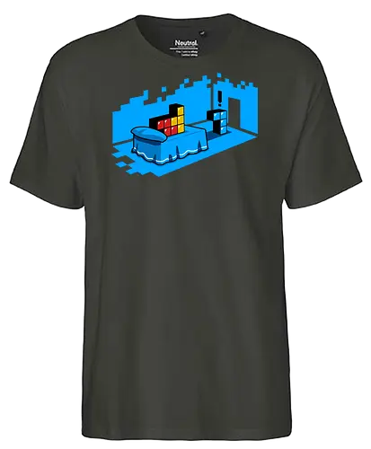 Sextris - tetris, sexy, bed, retro, parody, funny - Fairtrade T-Shirt