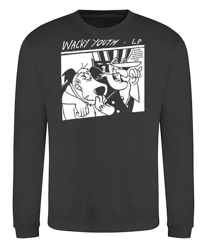 Wacky Youth - wacky, youth, race, retro, game, music, rock - Sweatshirt
