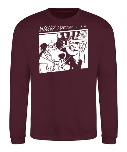 Wacky Youth - wacky, youth, race, retro, game, music, rock - Sweatshirt