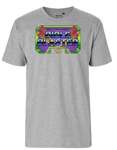 Bible Blaster - bible, blaster, game, parody - Fairtrade T-Shirt