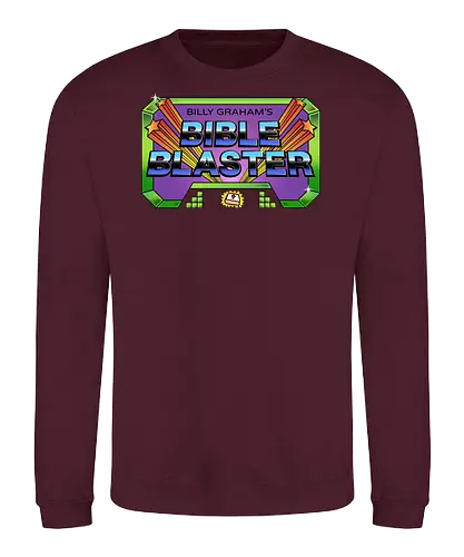 Bible Blaster - bible, blaster, game, parody - Sweatshirt